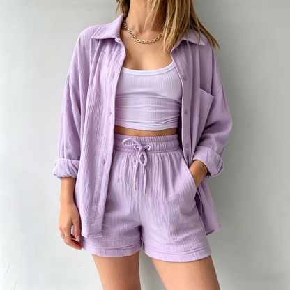 Ensemble Chemise & Short Chic