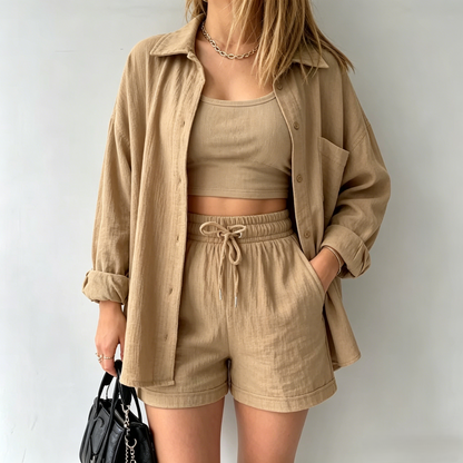 Ensemble Chemise & Short Chic