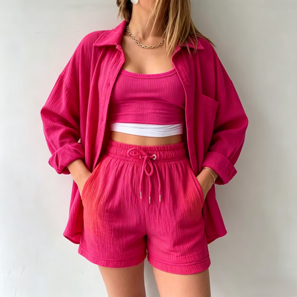 Ensemble Chemise & Short Chic