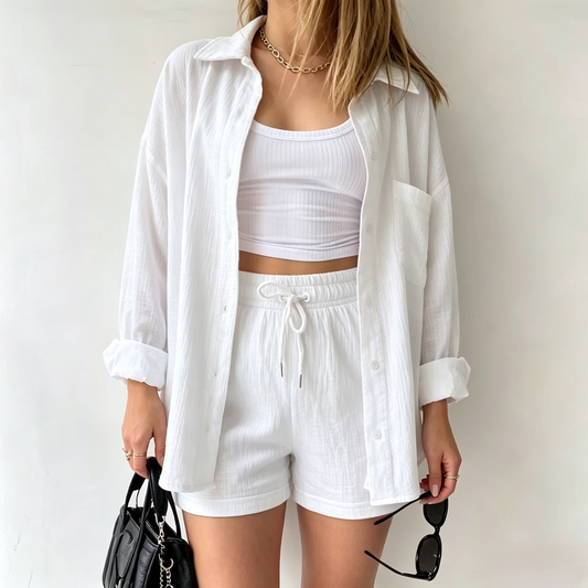Ensemble Chemise & Short Chic